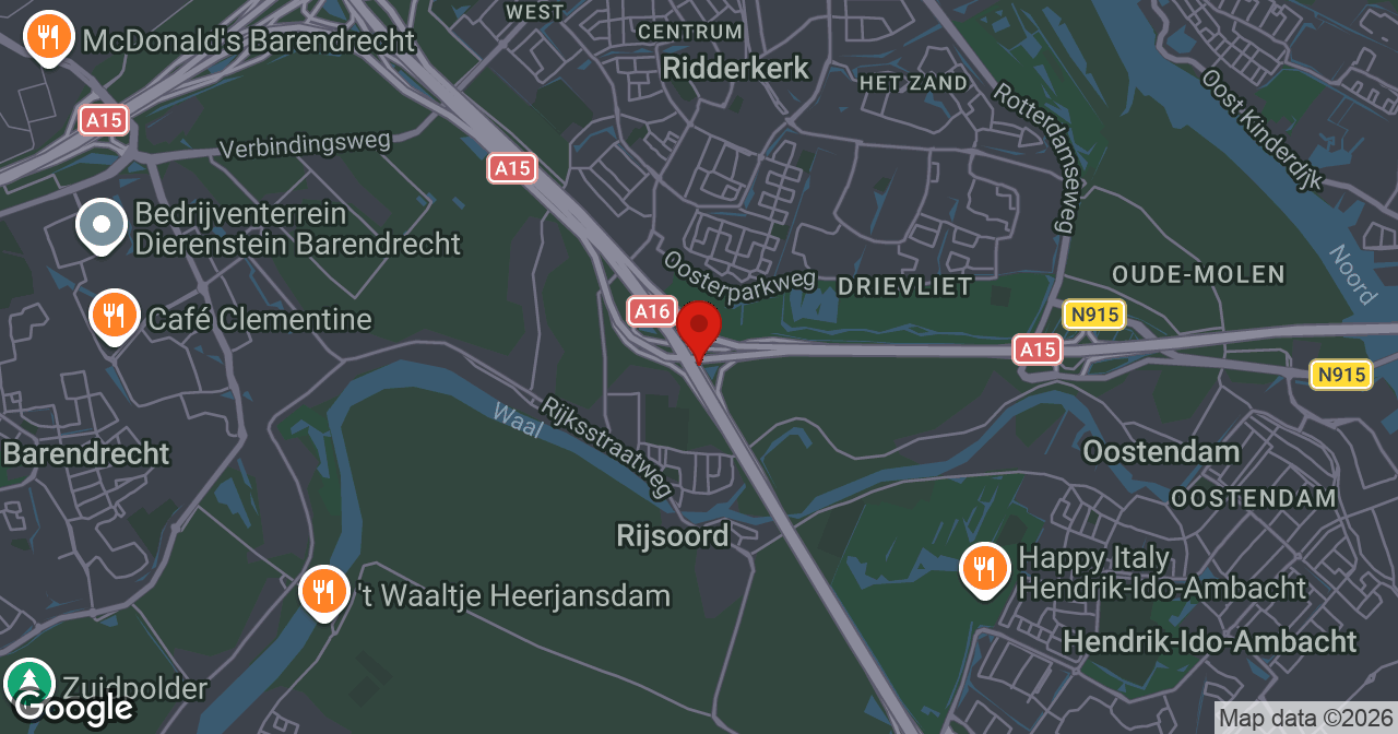 Kaart van de meldlocatie