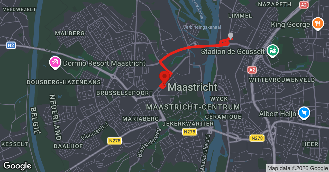 Kaart van de meldlocatie