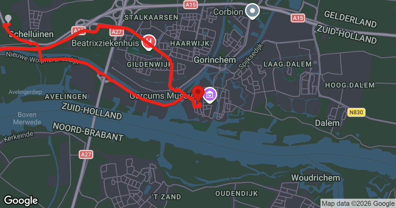 Kaart van de meldlocatie