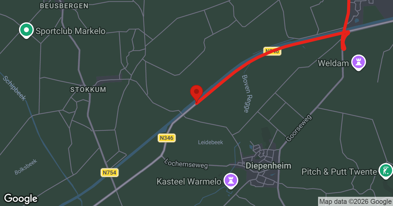 Kaart van de meldlocatie