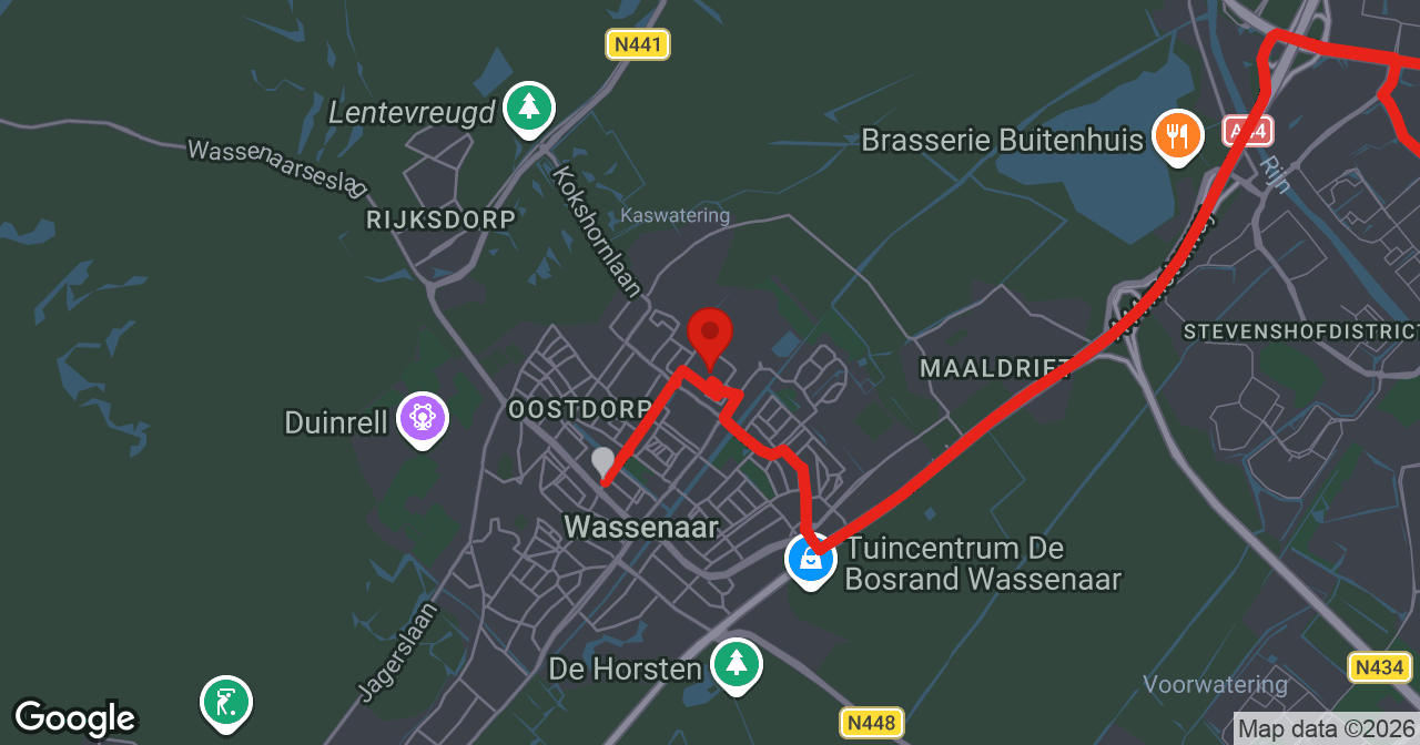Kaart van de meldlocatie