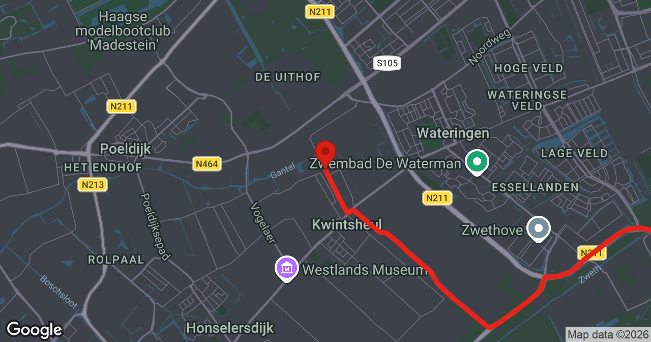 Kaart van de meldlocatie