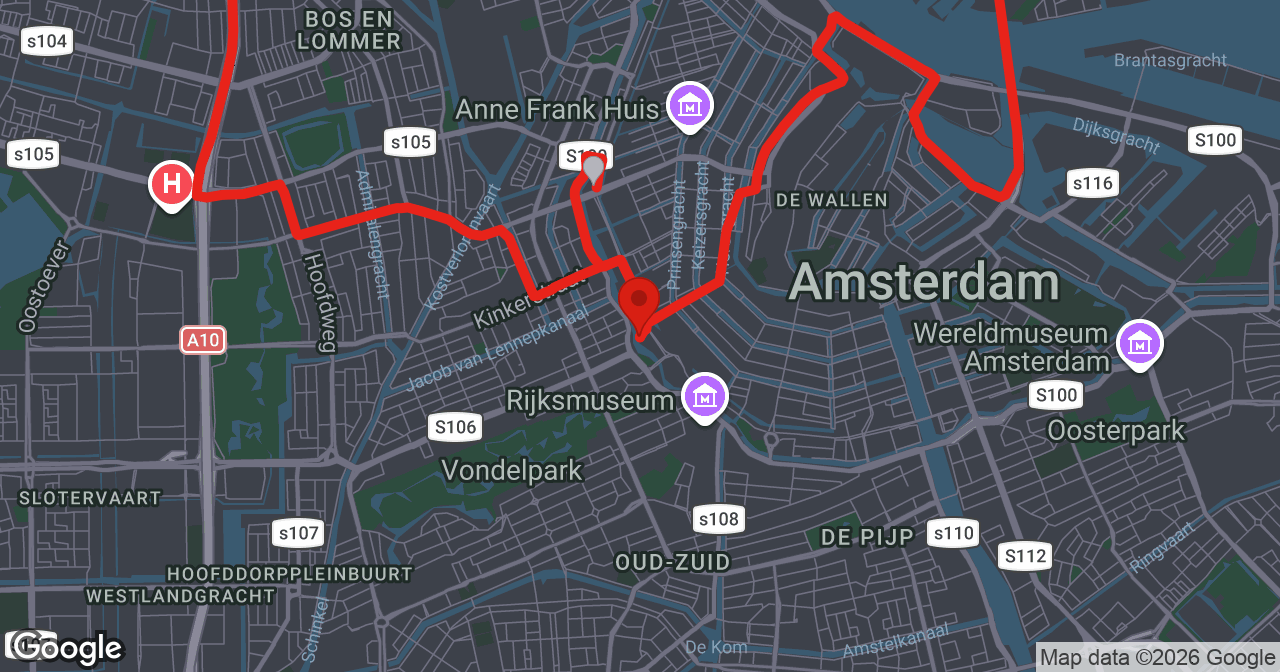 Kaart van de meldlocatie
