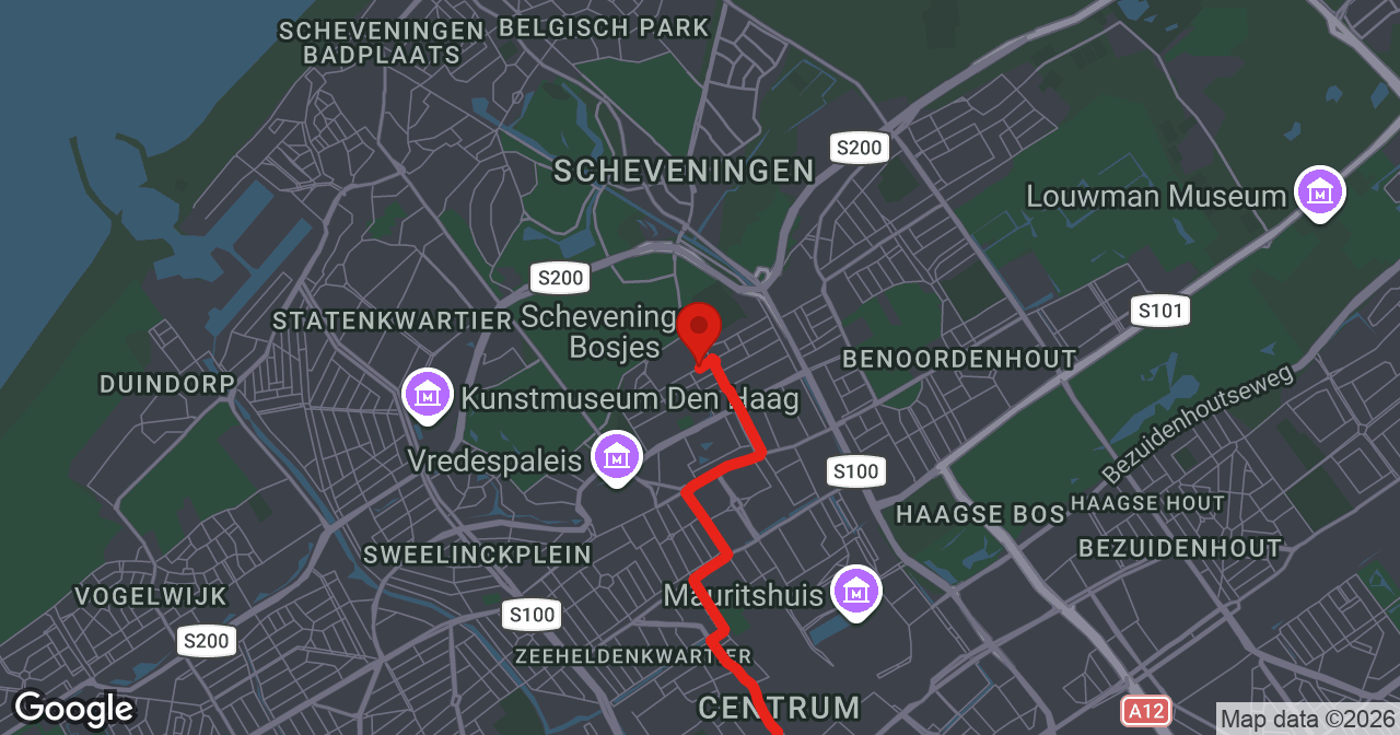 Kaart van de meldlocatie