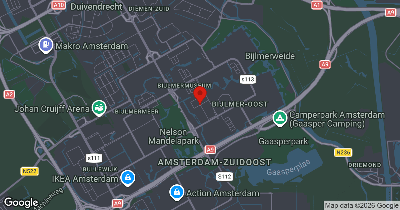 Kaart van de meldlocatie