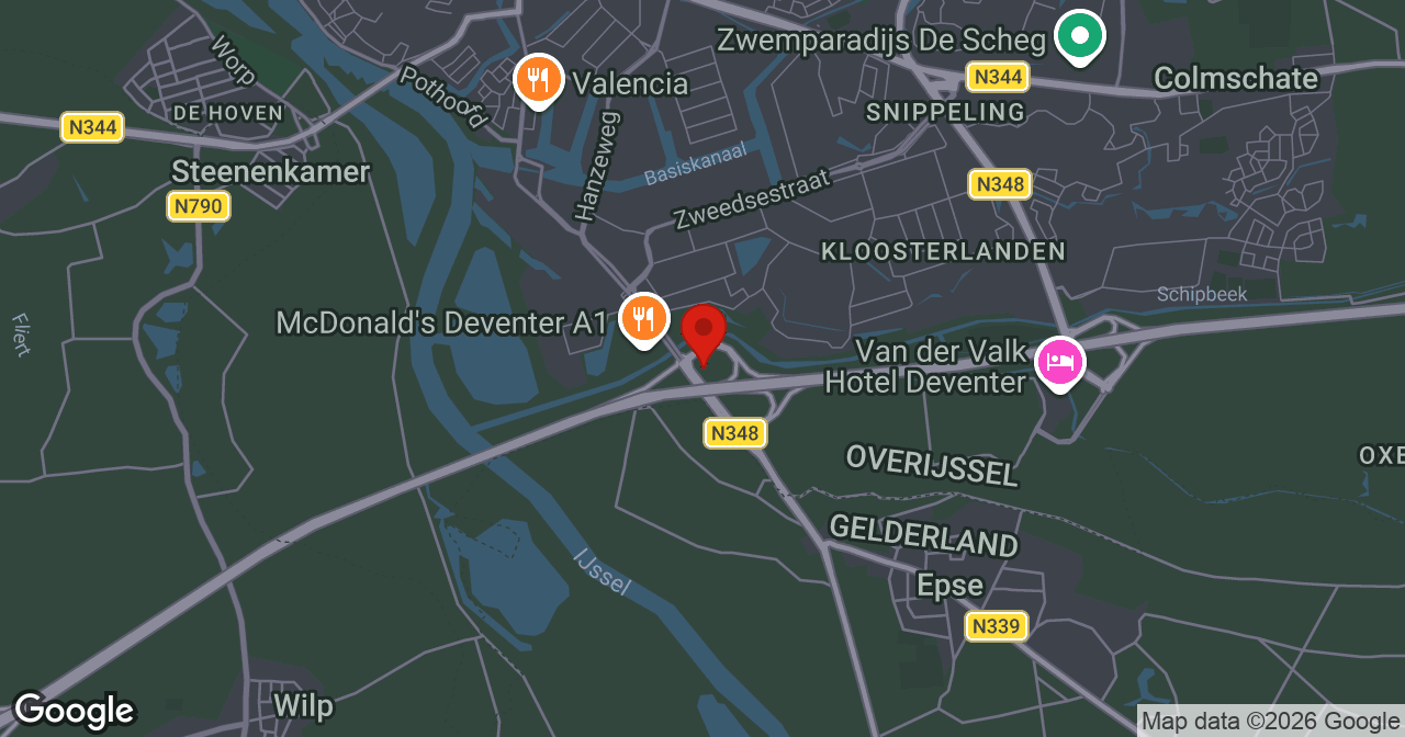 Kaart van de meldlocatie