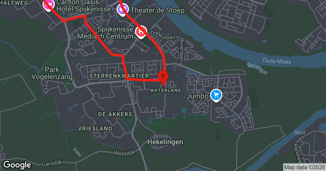 Kaart van de meldlocatie
