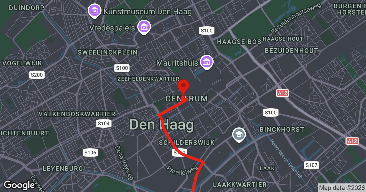 Kaart van de meldlocatie