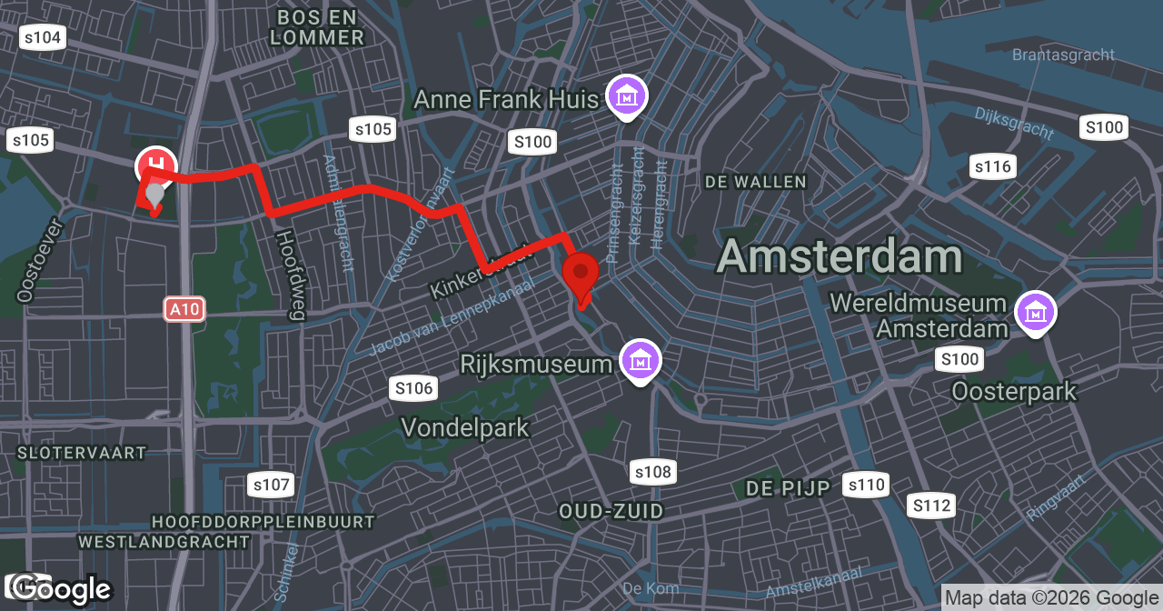 Kaart van de meldlocatie