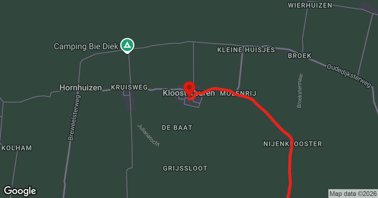 Kaart van de meldlocatie