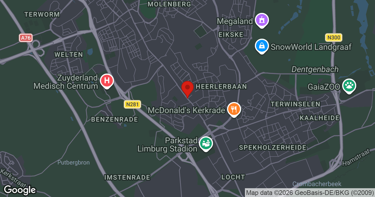 Kaart van de meldlocatie