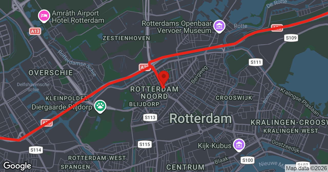 Kaart van de meldlocatie