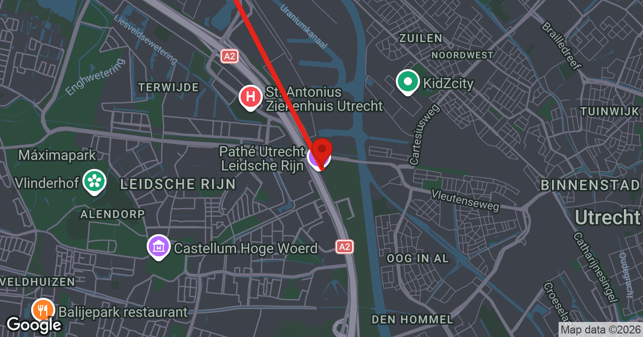 Kaart van de meldlocatie