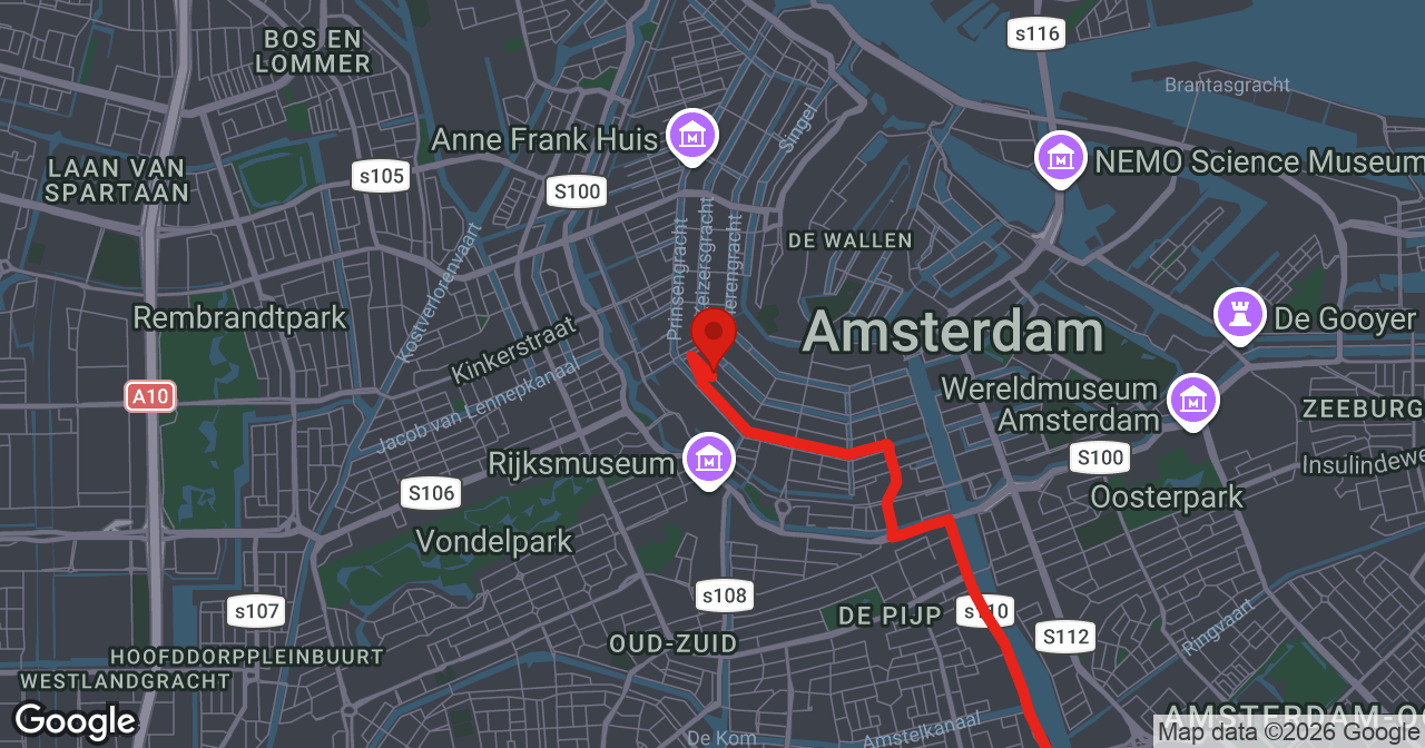 Kaart van de meldlocatie