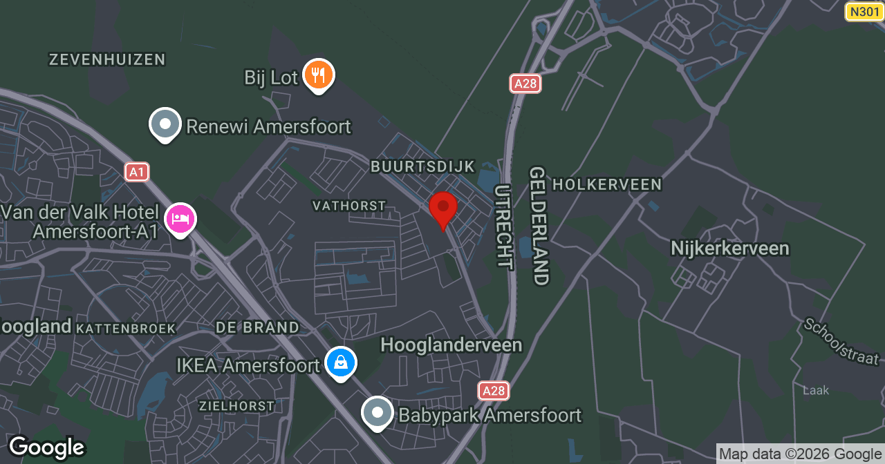 Kaart van de meldlocatie
