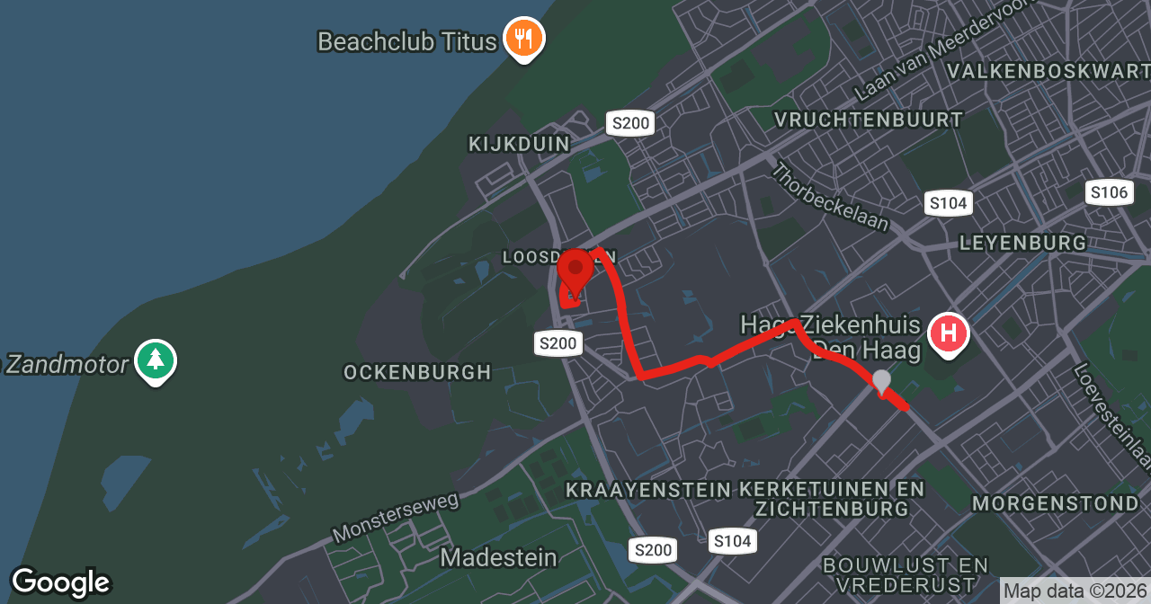 Kaart van de meldlocatie
