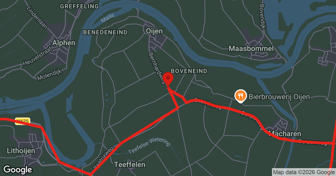 Kaart van de meldlocatie