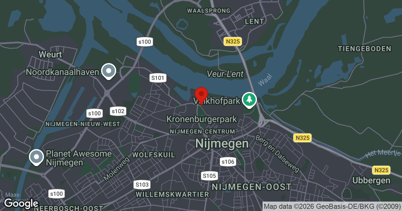 Kaart van de meldlocatie