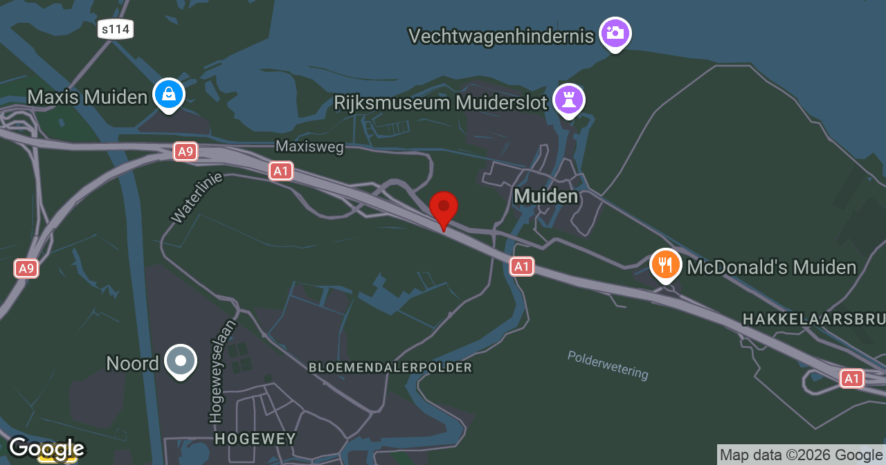 Kaart van de meldlocatie