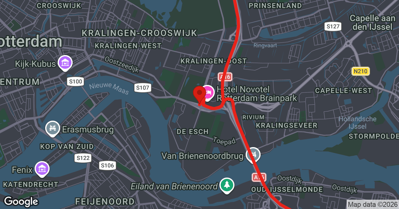 Kaart van de meldlocatie