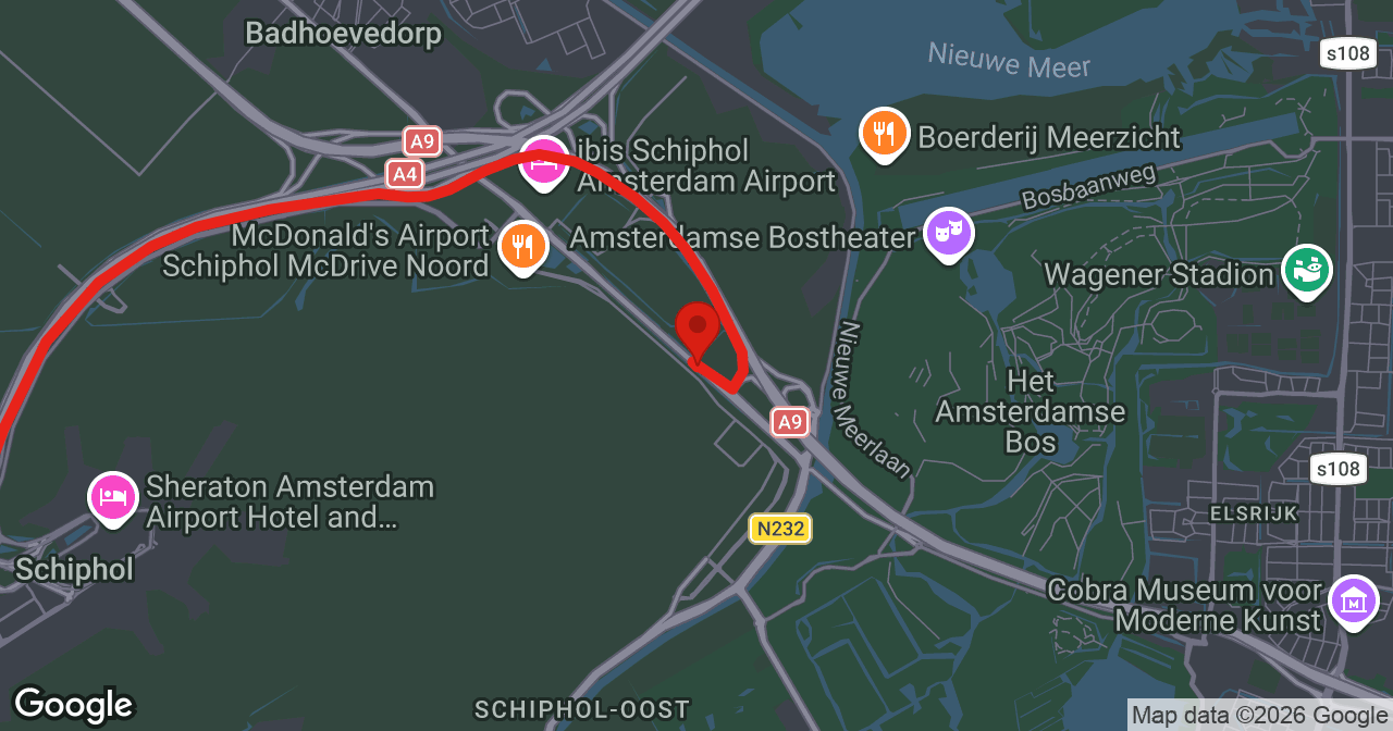 Kaart van de meldlocatie