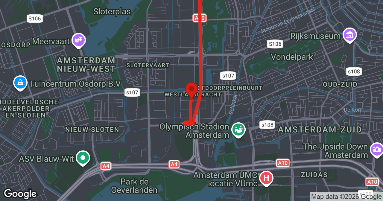 Kaart van de meldlocatie