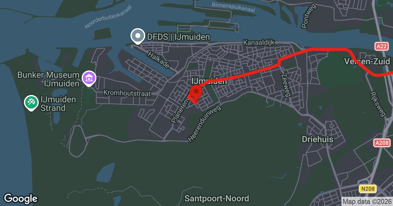 Kaart van de meldlocatie