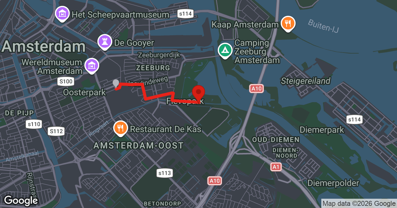 Kaart van de meldlocatie