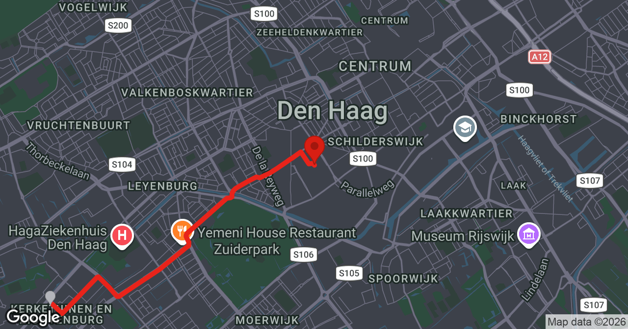 Kaart van de meldlocatie