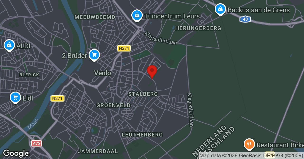 Kaart van de meldlocatie