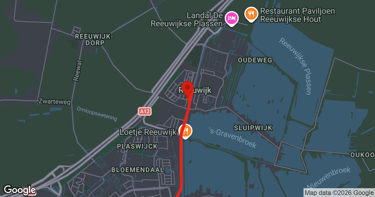 Kaart van de meldlocatie