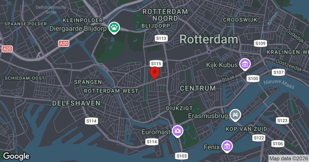 Kaart van de meldlocatie
