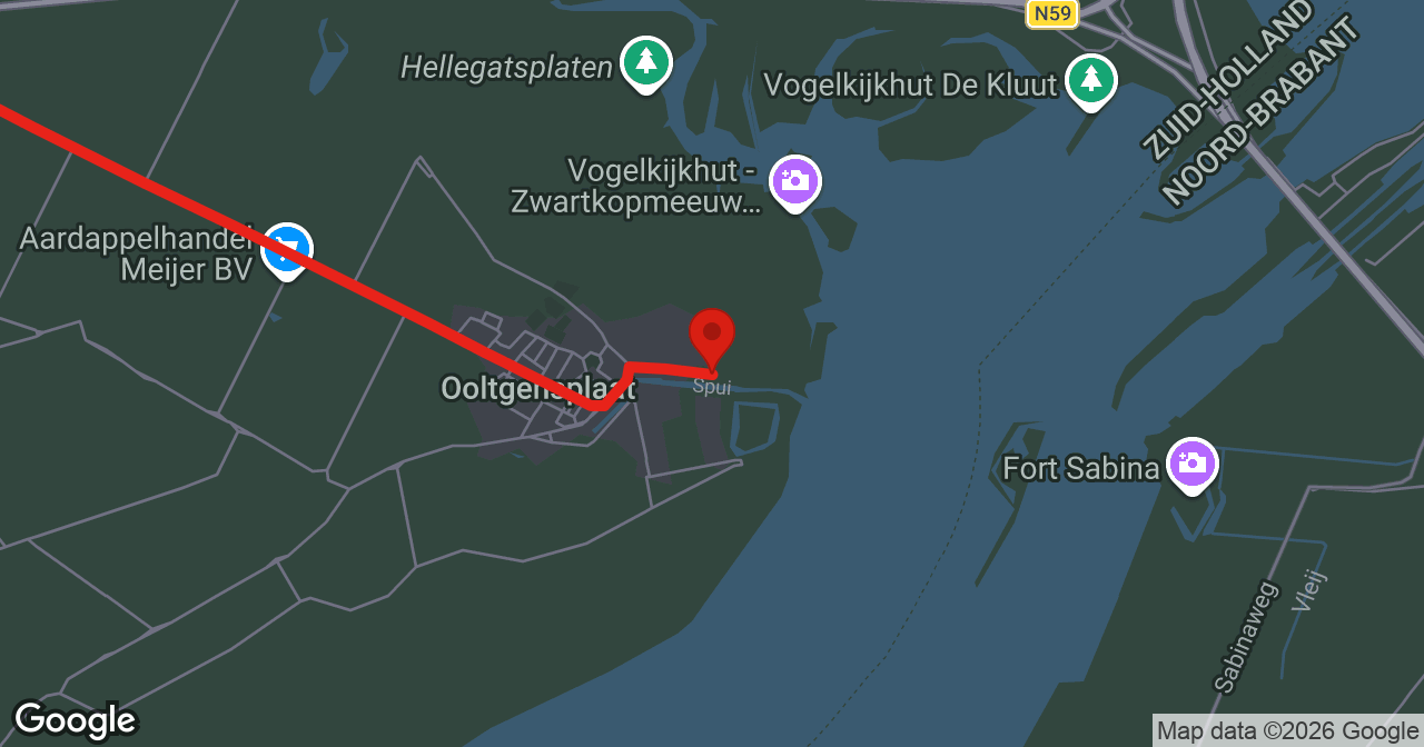Kaart van de meldlocatie