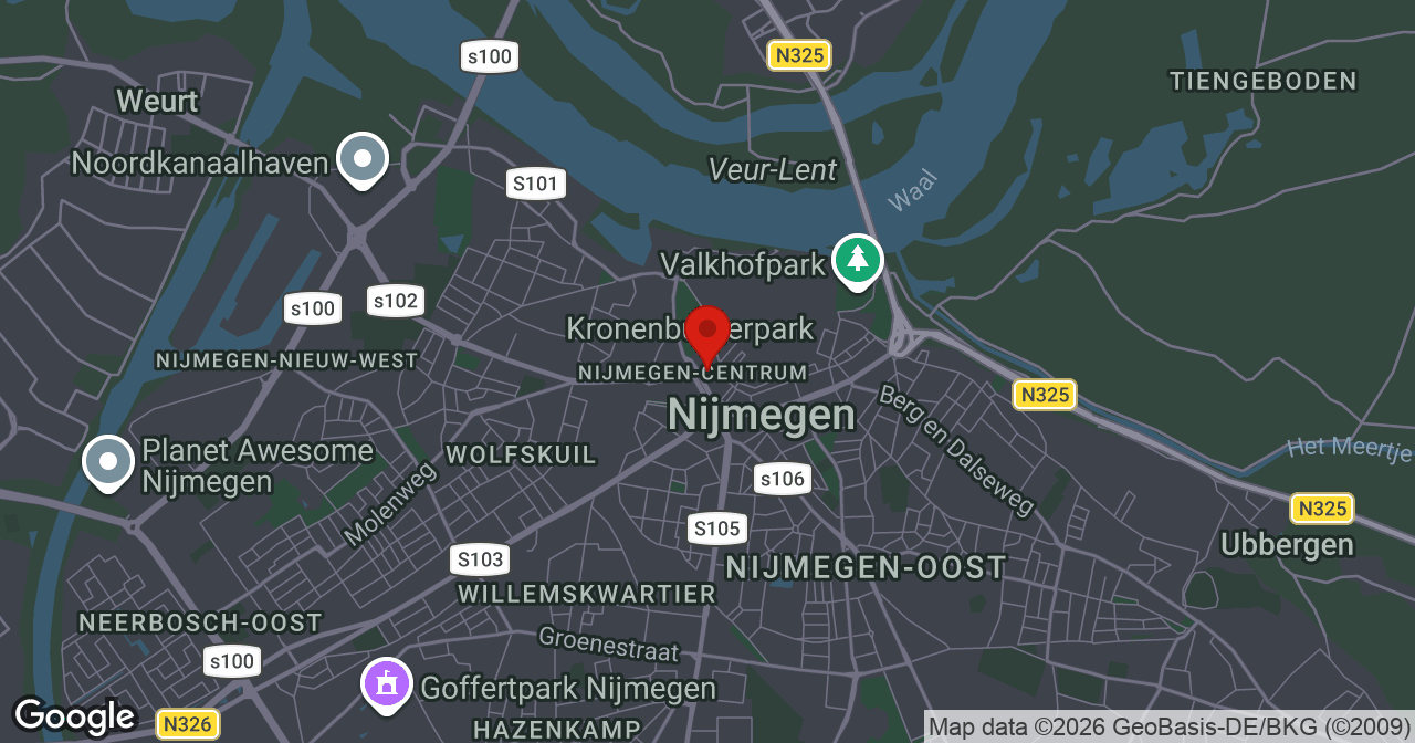 Kaart van de meldlocatie