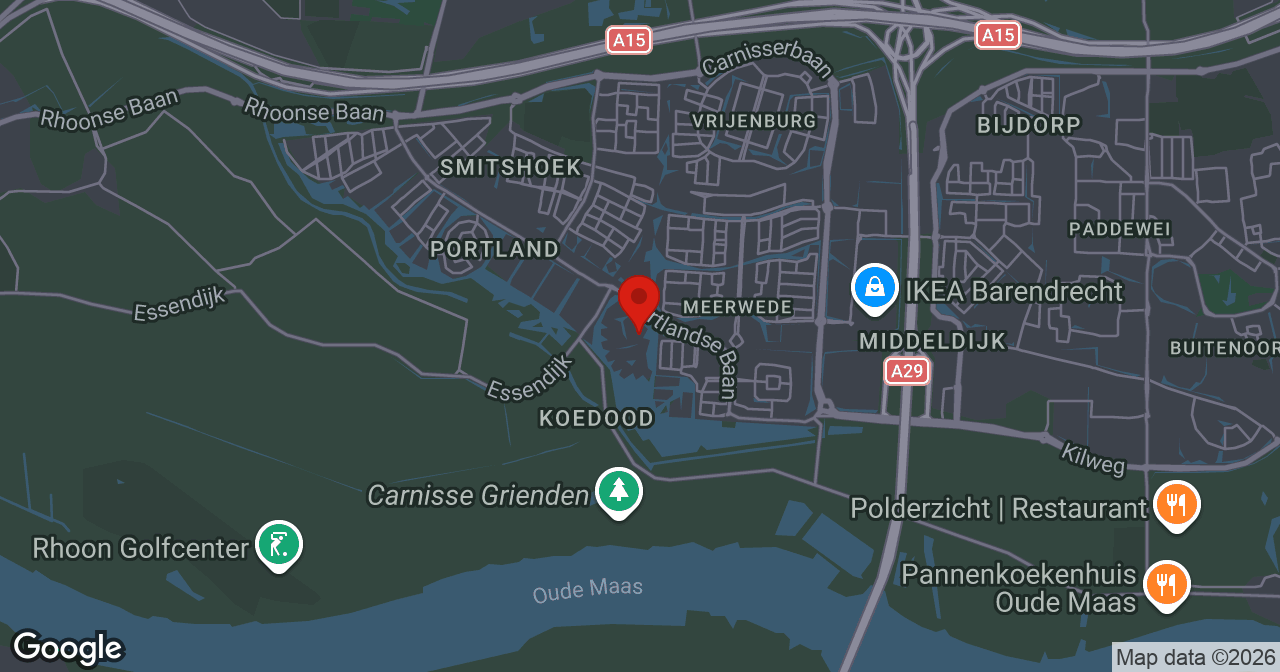Kaart van de meldlocatie