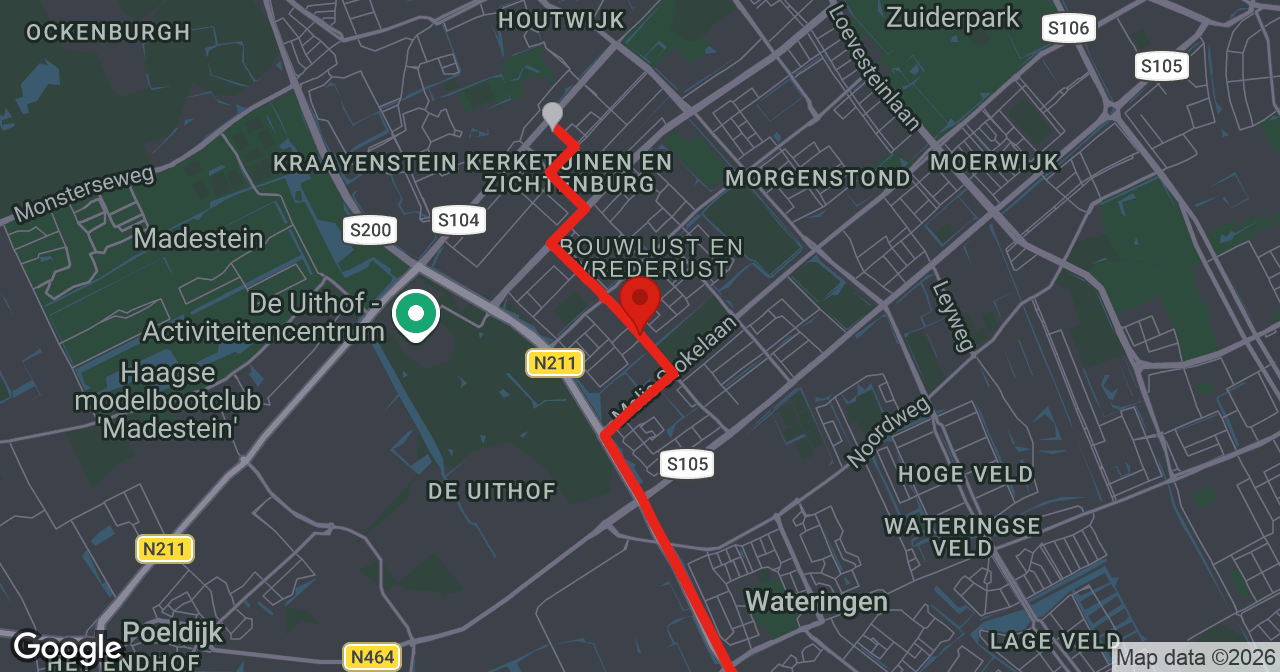 Kaart van de meldlocatie
