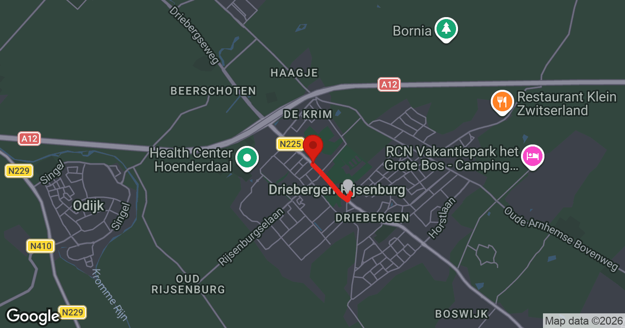 Kaart van de meldlocatie