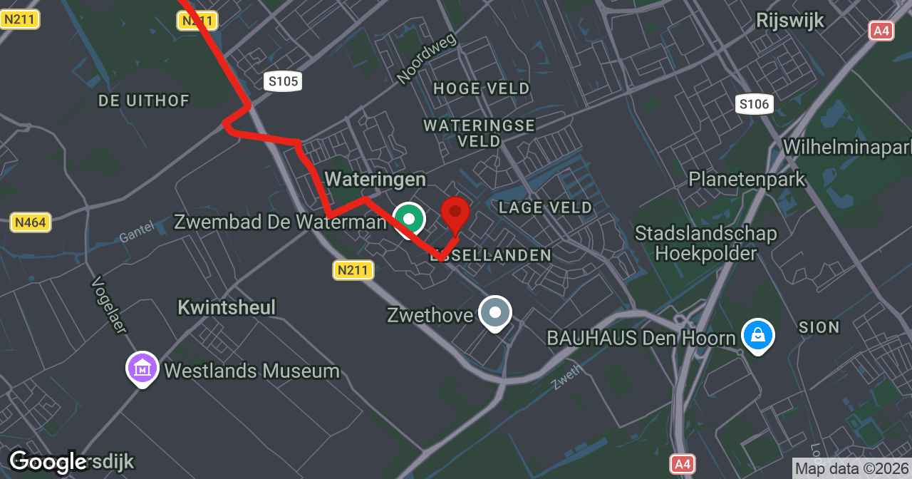 Kaart van de meldlocatie