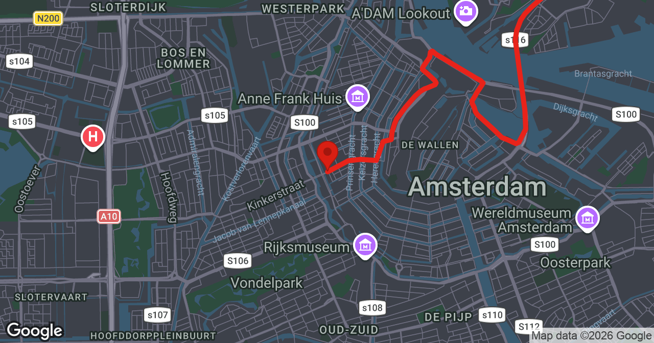 Kaart van de meldlocatie
