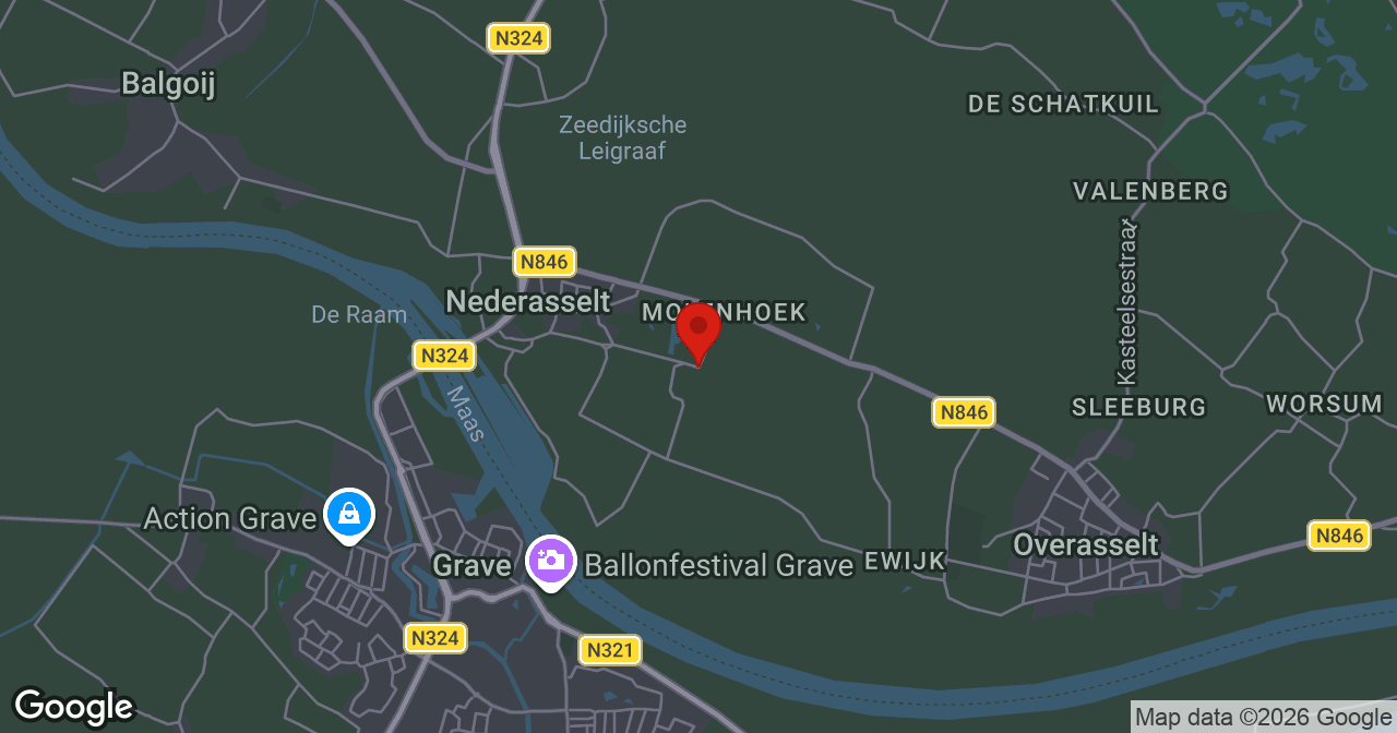Kaart van de meldlocatie