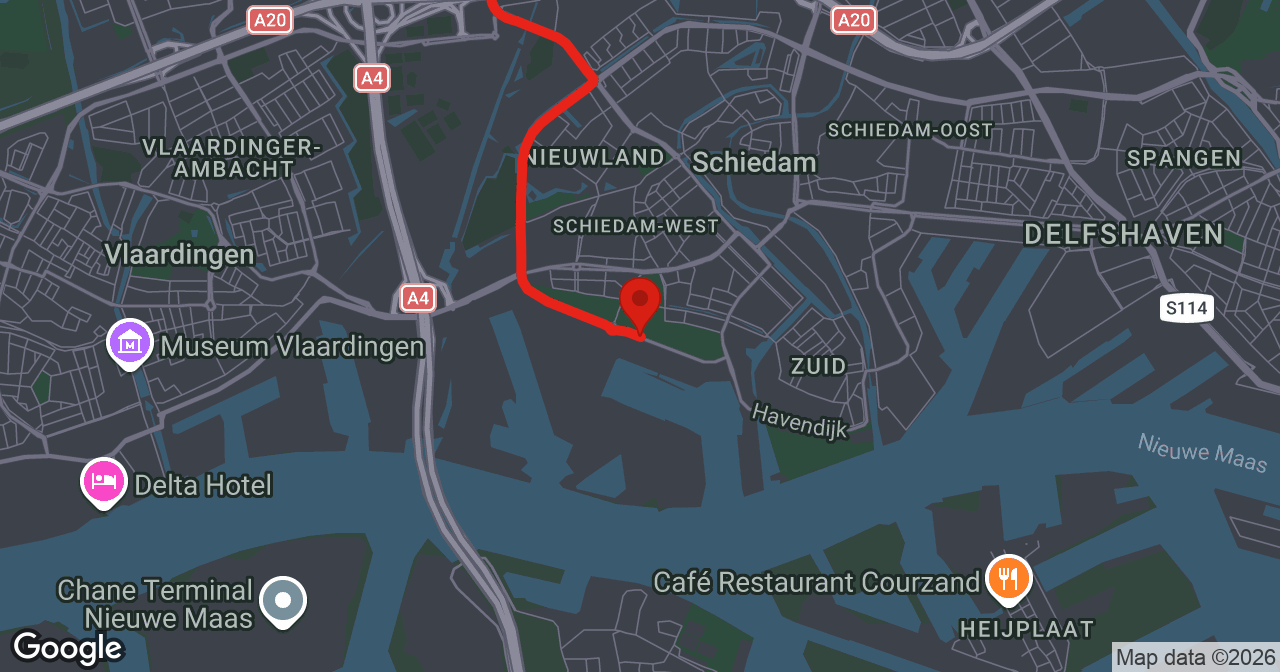 Kaart van de meldlocatie