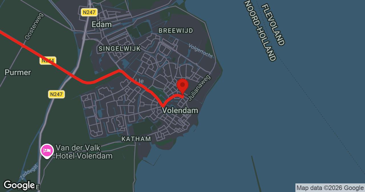 Kaart van de meldlocatie
