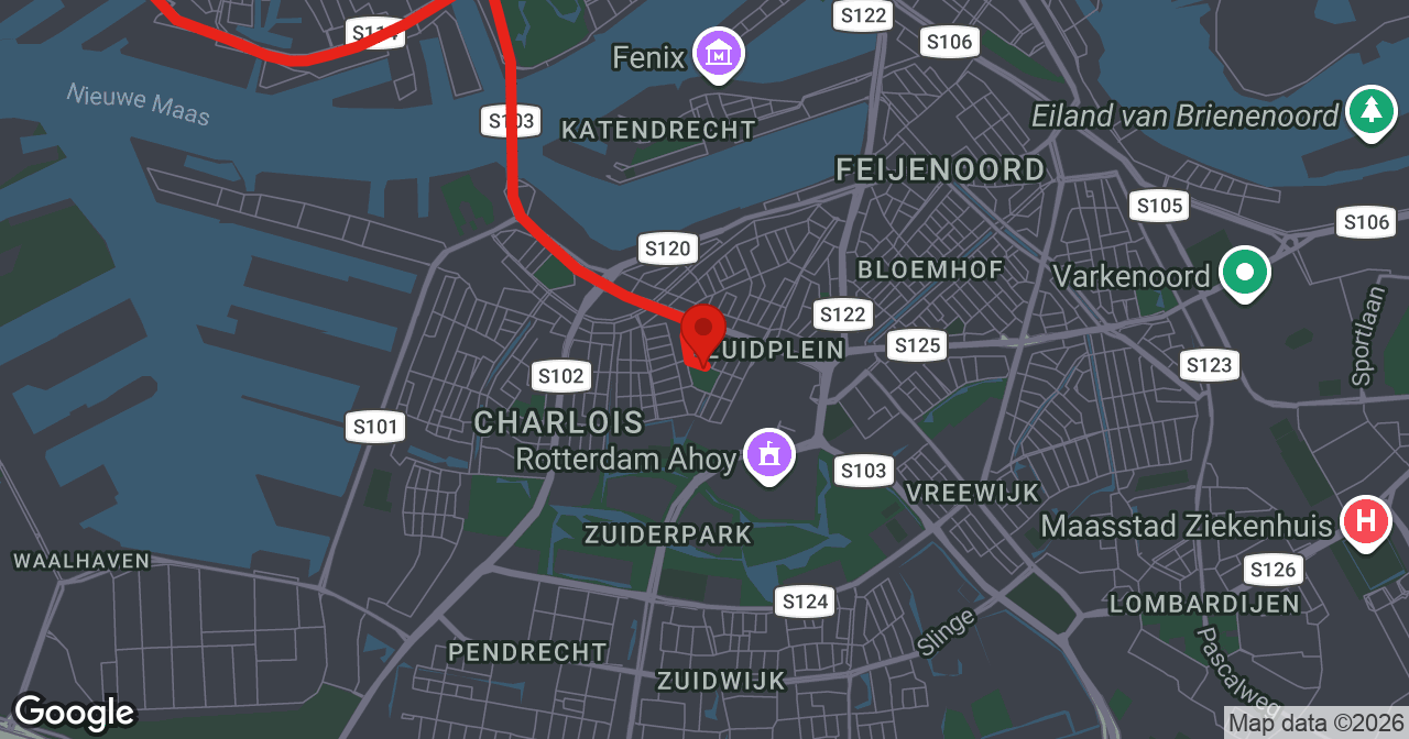 Kaart van de meldlocatie