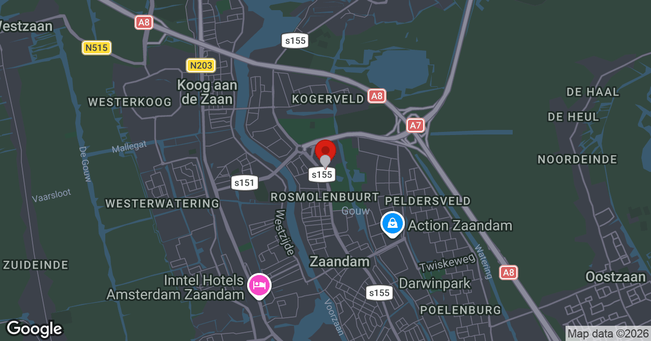 Kaart van de meldlocatie