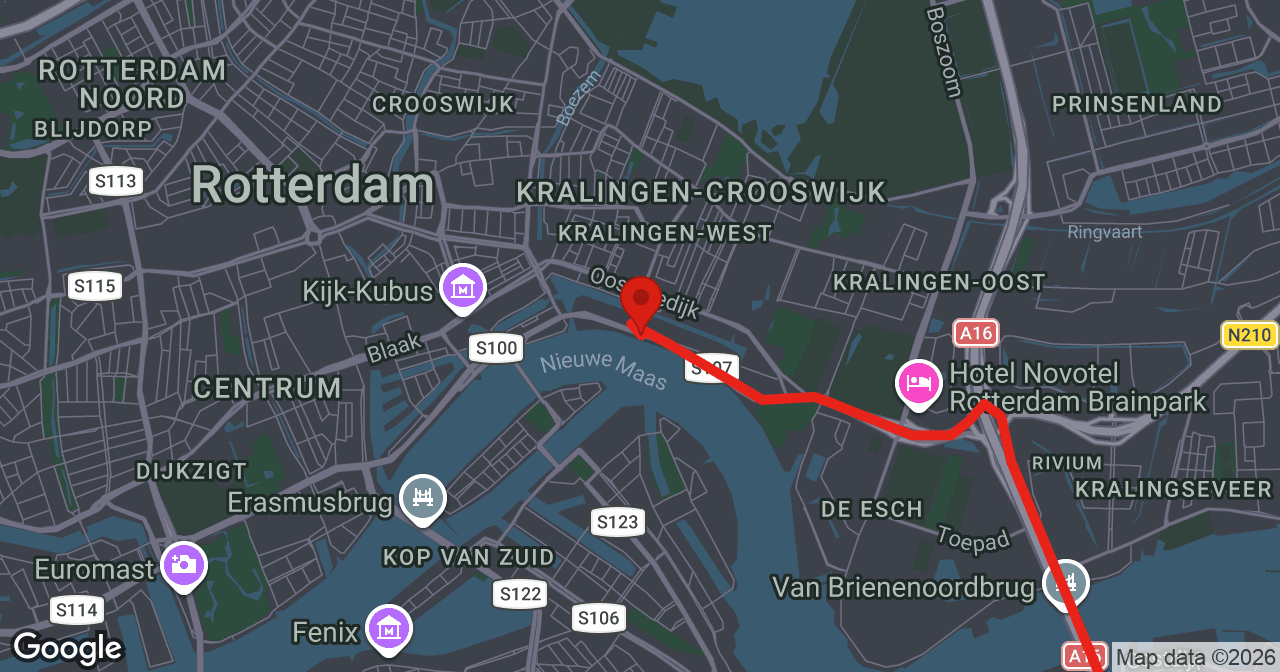 Kaart van de meldlocatie