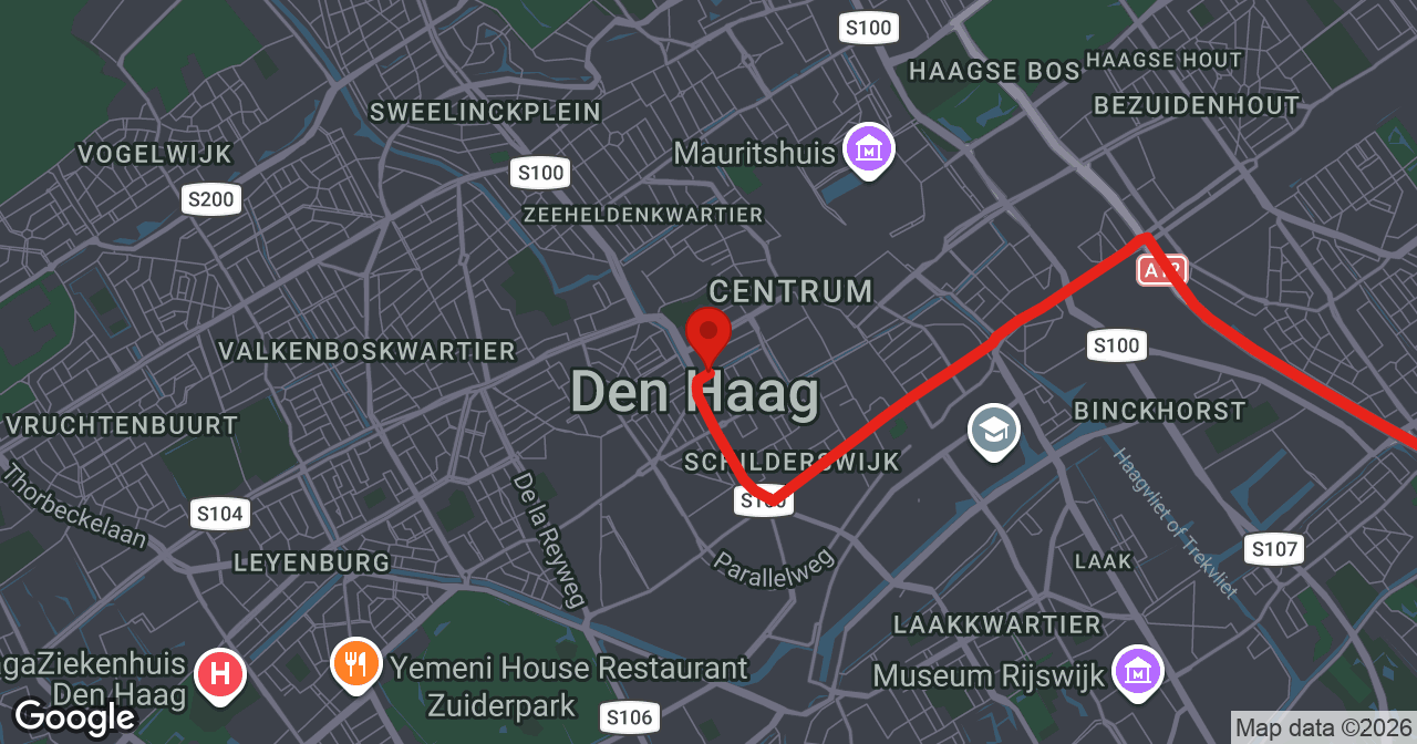 Kaart van de meldlocatie