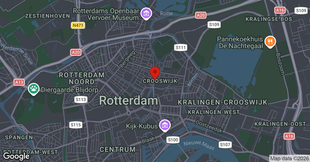 Kaart van de meldlocatie