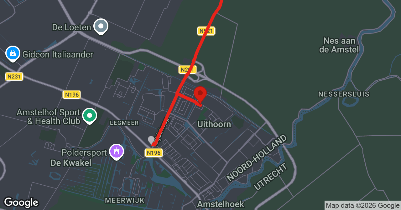 Kaart van de meldlocatie