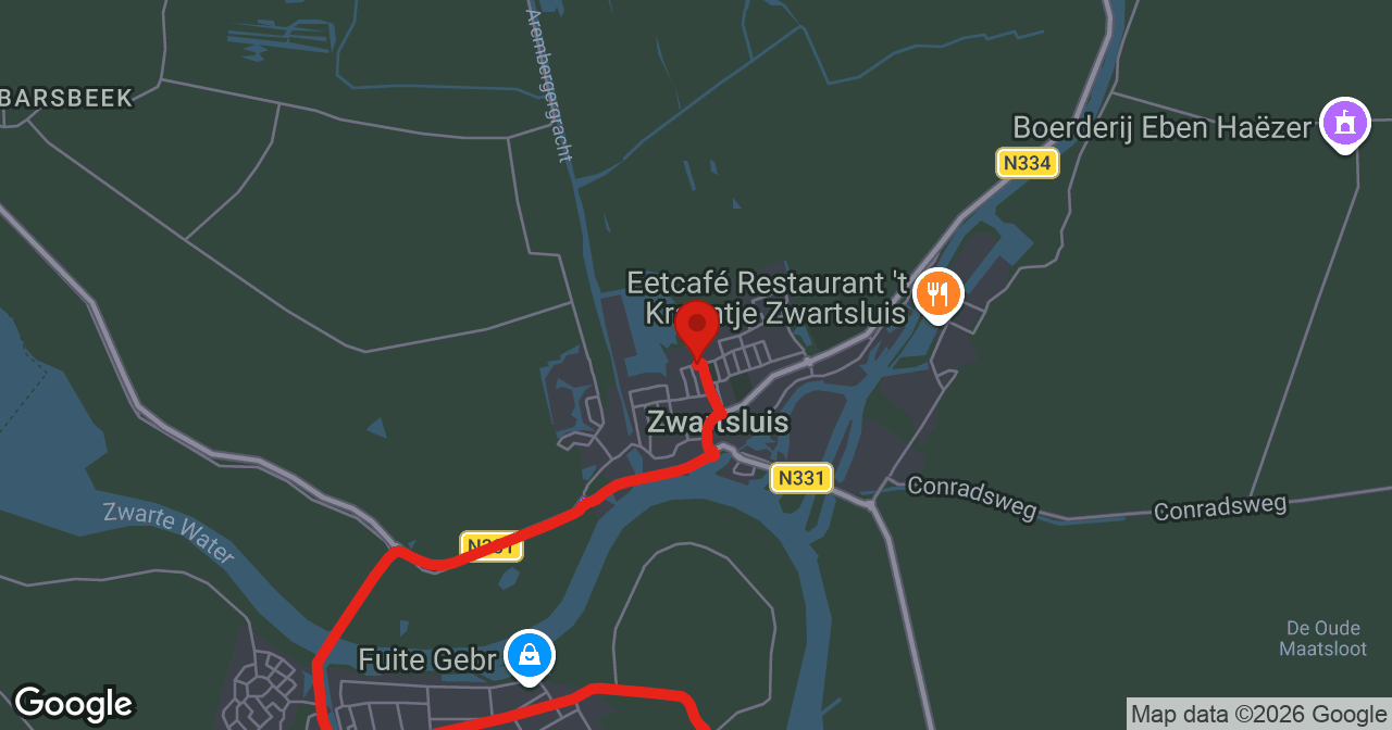 Kaart van de meldlocatie