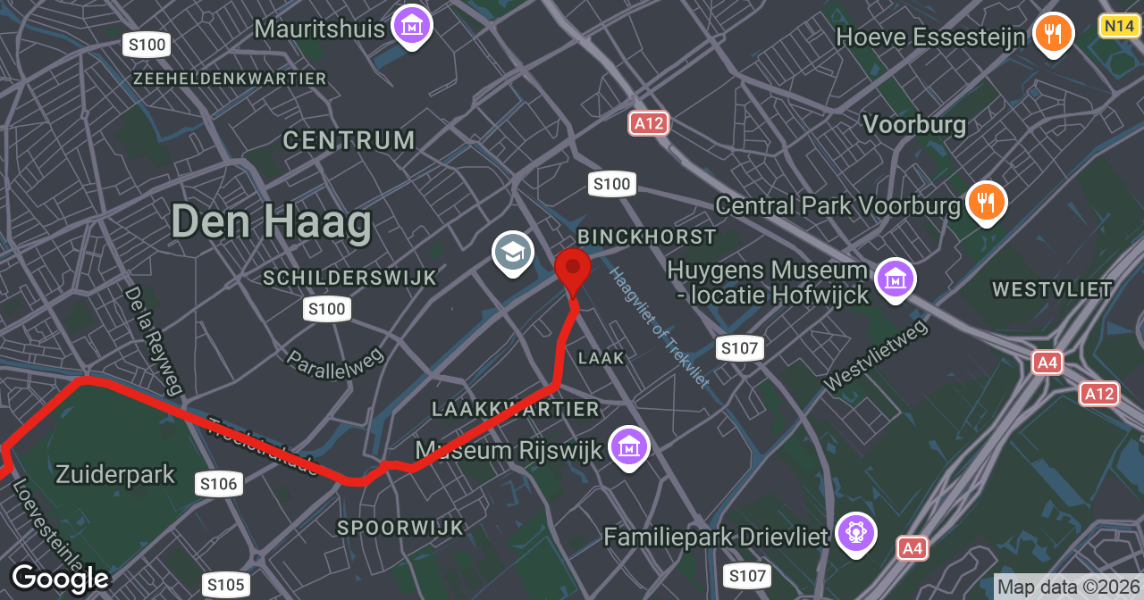 Kaart van de meldlocatie